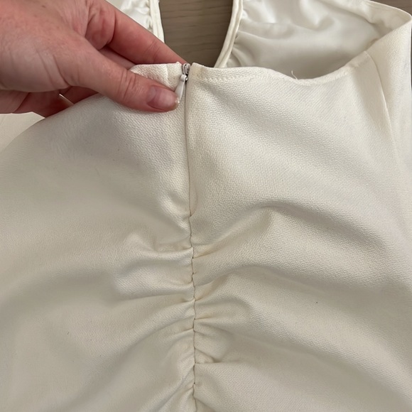 White Zara halter dress - Picture 6 of 6